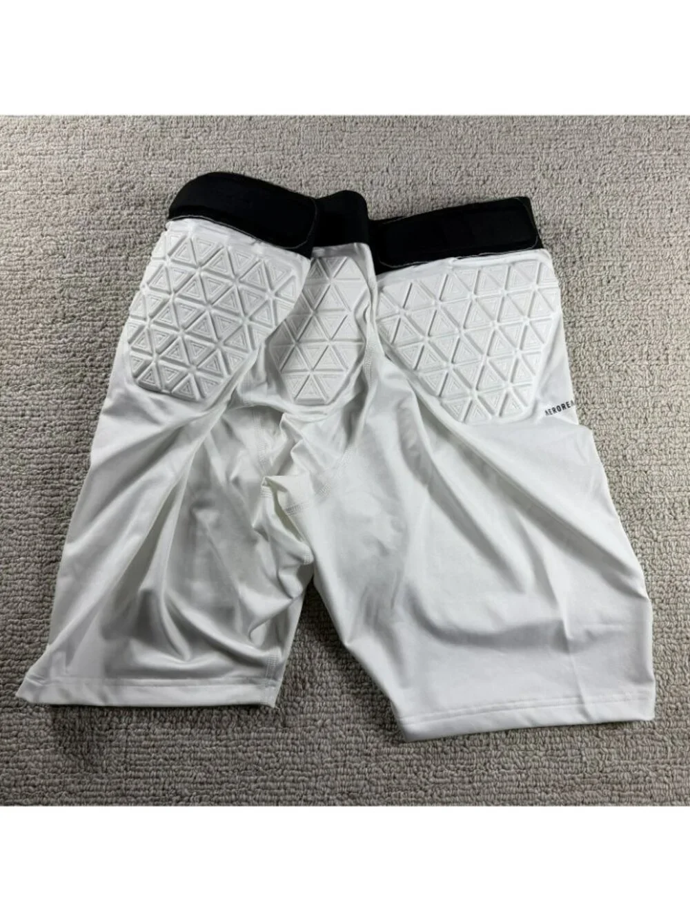 Adidas Aeroready Padded Football Shorts White Black Men’s Size 3XL